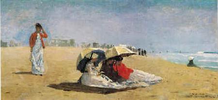 Winslow Homer East Hampton Beach oil painting image
